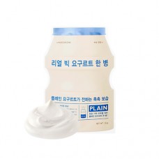 A'PIEU Real Big Yogurt One-Bottle (Plain) – Plátýnková maska s meruňkovým extraktem (O2462)
